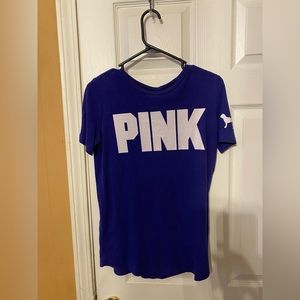 PINK blue shirt